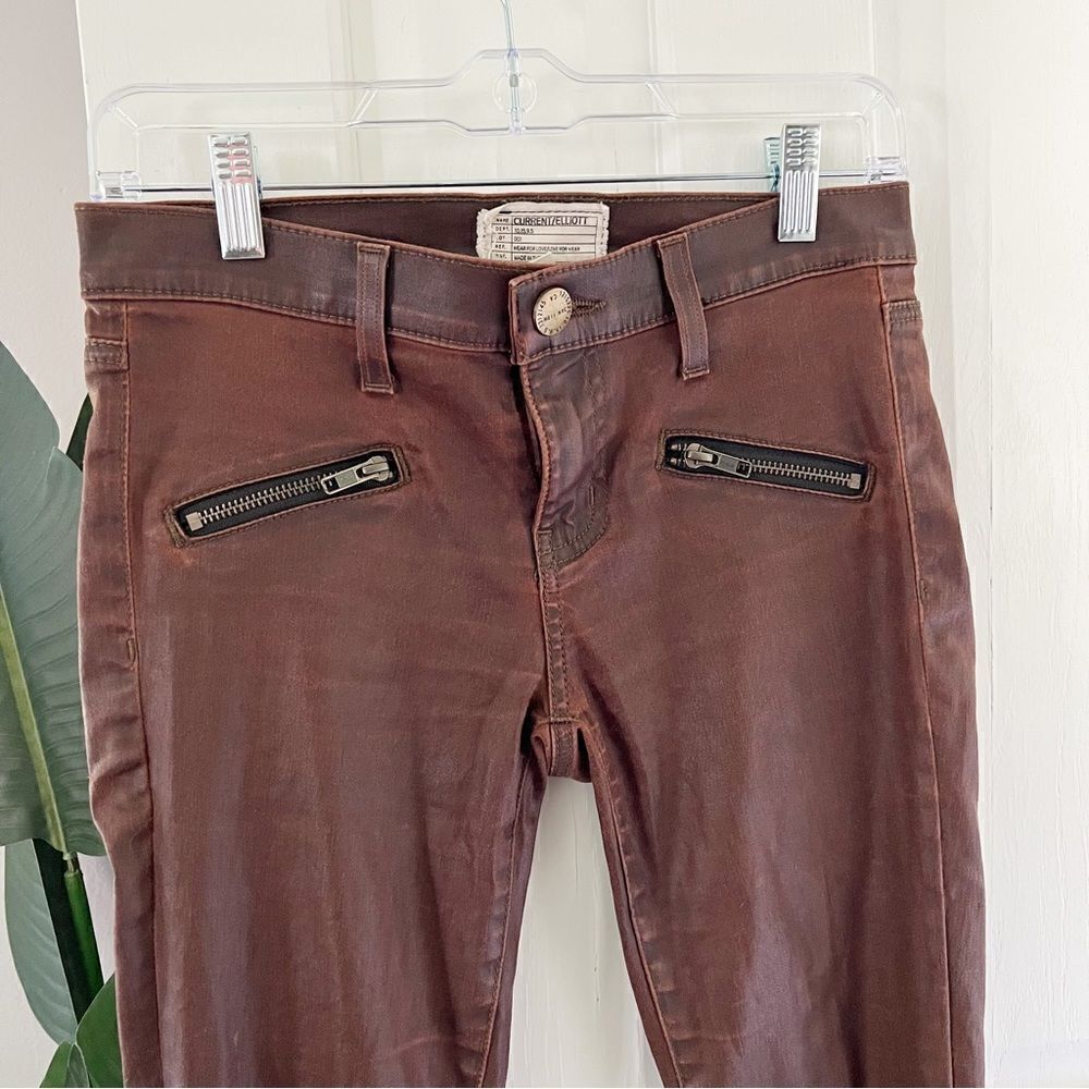 Current/Elliot Soho Zip Stiletto Skinny Ankle Pants - Picture 5 of 10